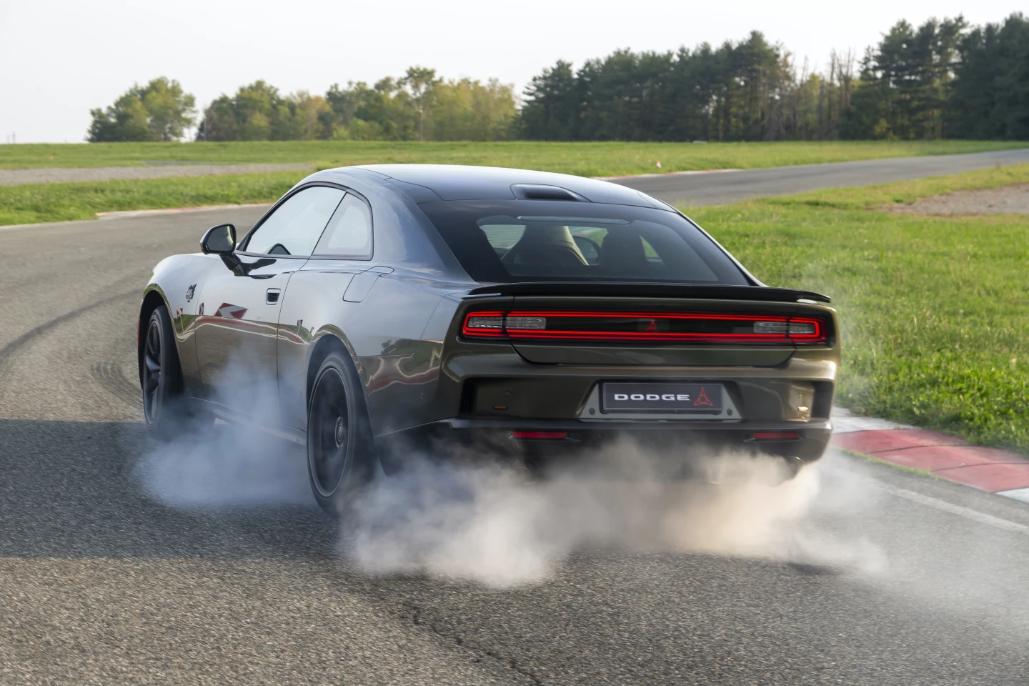 Need to dispose of some tires? The all-wheel drive Charger Sixpack has a driver-selection option to make it rear-wheel driven instead