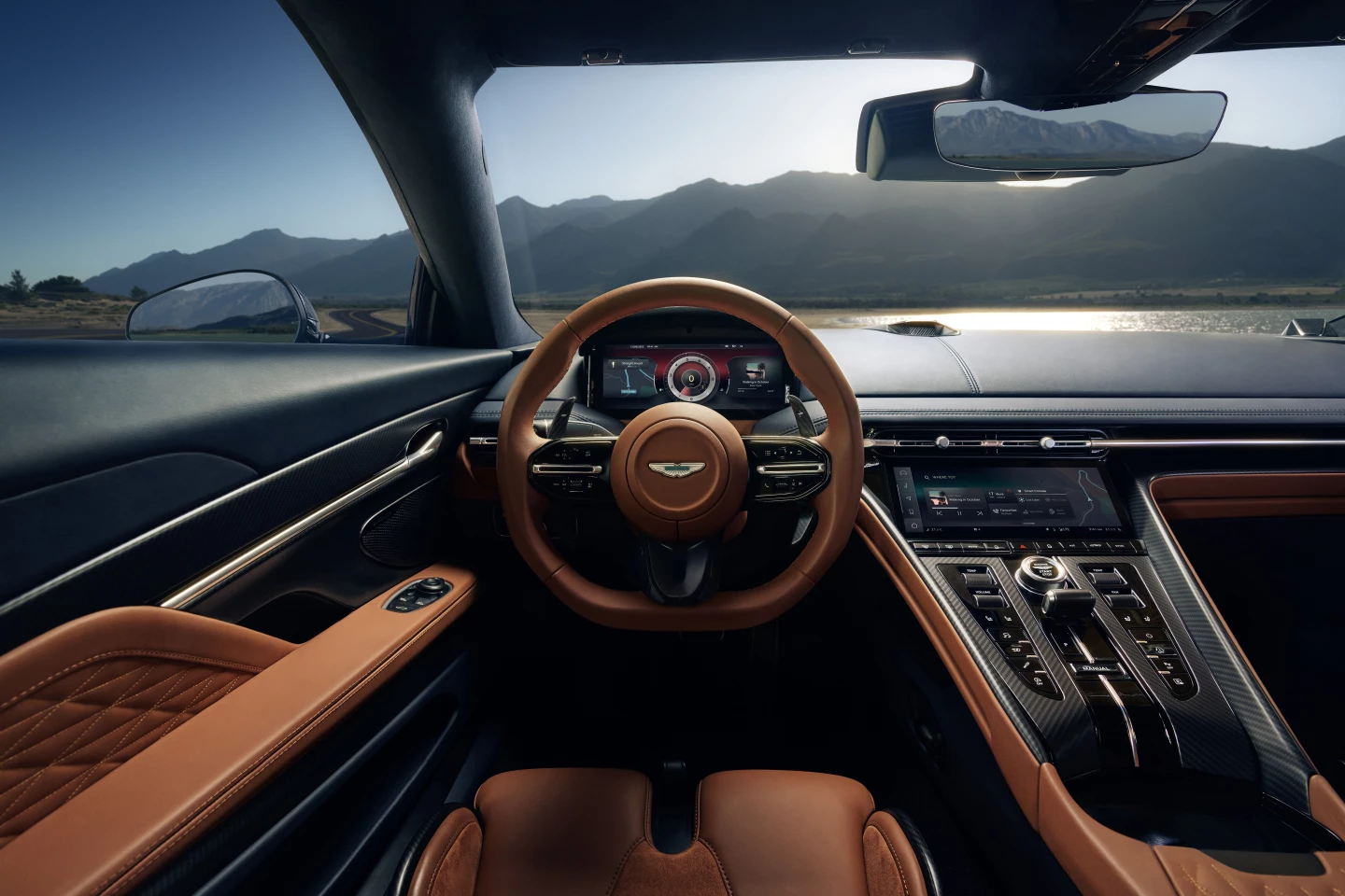 The DB12's all-new connected car ecosystem utilises three key elements – the DB12, the Aston Martin App and Aston Martin’s secure data servers. These three elements connect through globally roaming 4G LTE / GSM cellular networks via the embedded e-SIM in each DB12, which is provided and funded by Aston Martin. Purchasers of the DB12 will be invited to enrol in the new Aston Martin App and create their own unique AML ID. Available on iOS and Android, the app allows seamless interaction, control and feedback to and from the car via their personal device.