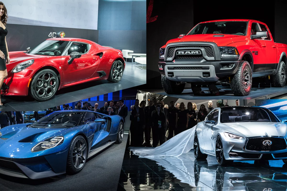 Supercars, electrics, hybrids and of course big ol' trucks are the stars of this year's Detroit North American International Auto Show (Photo: Loz Blain/Gizmag.com)