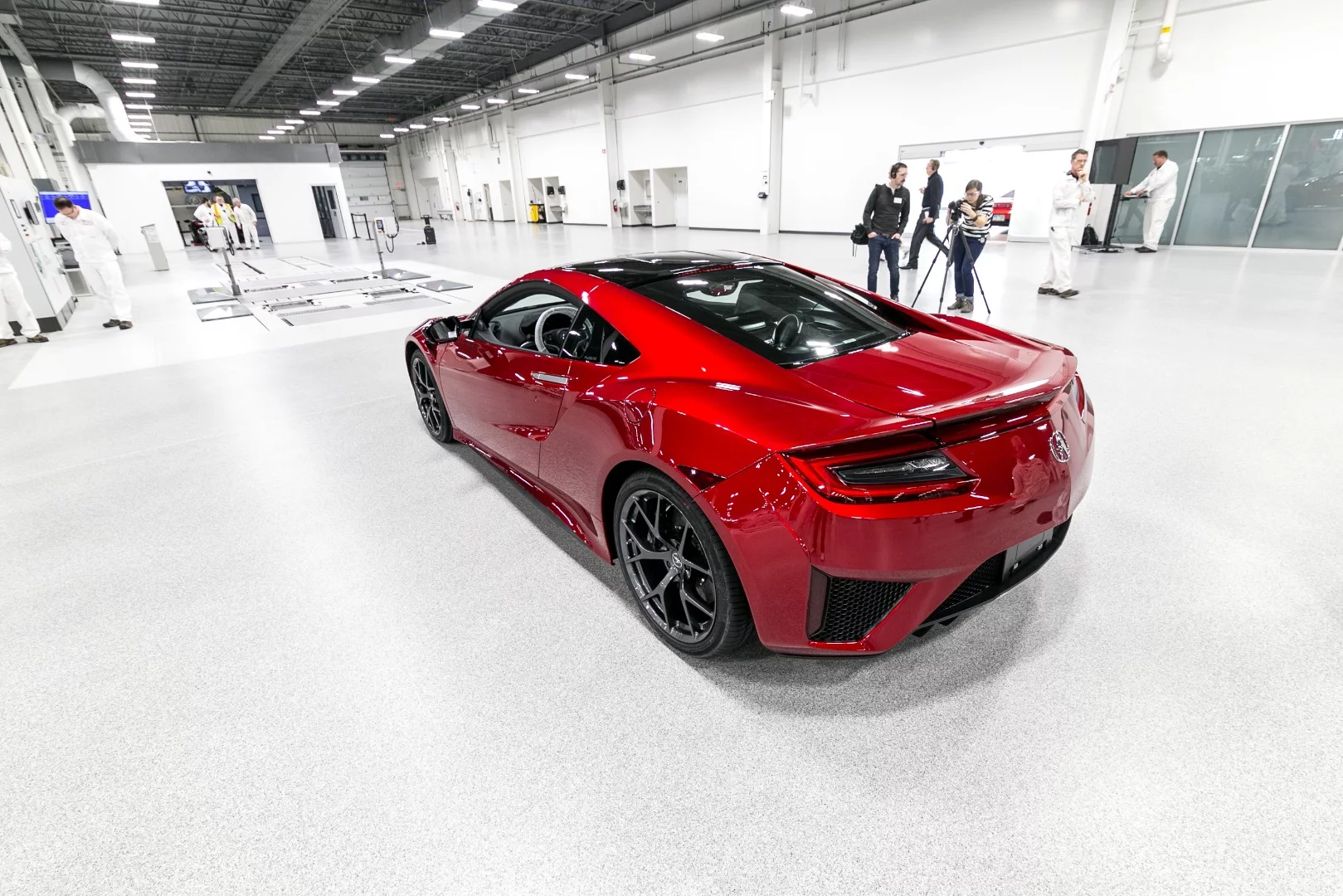 Acura's new NSX supercar: 46 CPUs, three electric motors, two turbochargers, 860 MIG welds and 11 coats of primer and paint