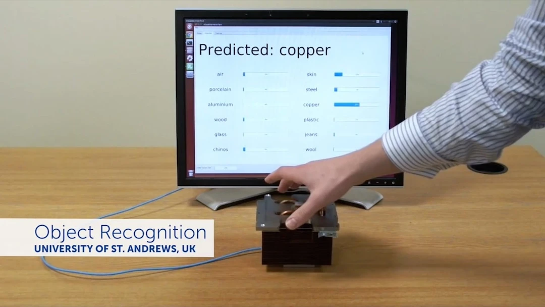 RadarCat can be used to build an object dictionary, bring up information on items and foods, and a variety of other applications