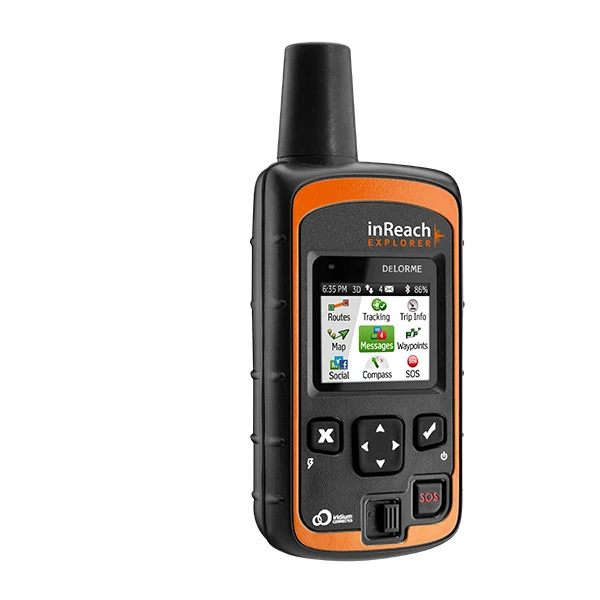 The inReach Explorer blends satellite navigation and communications into one device