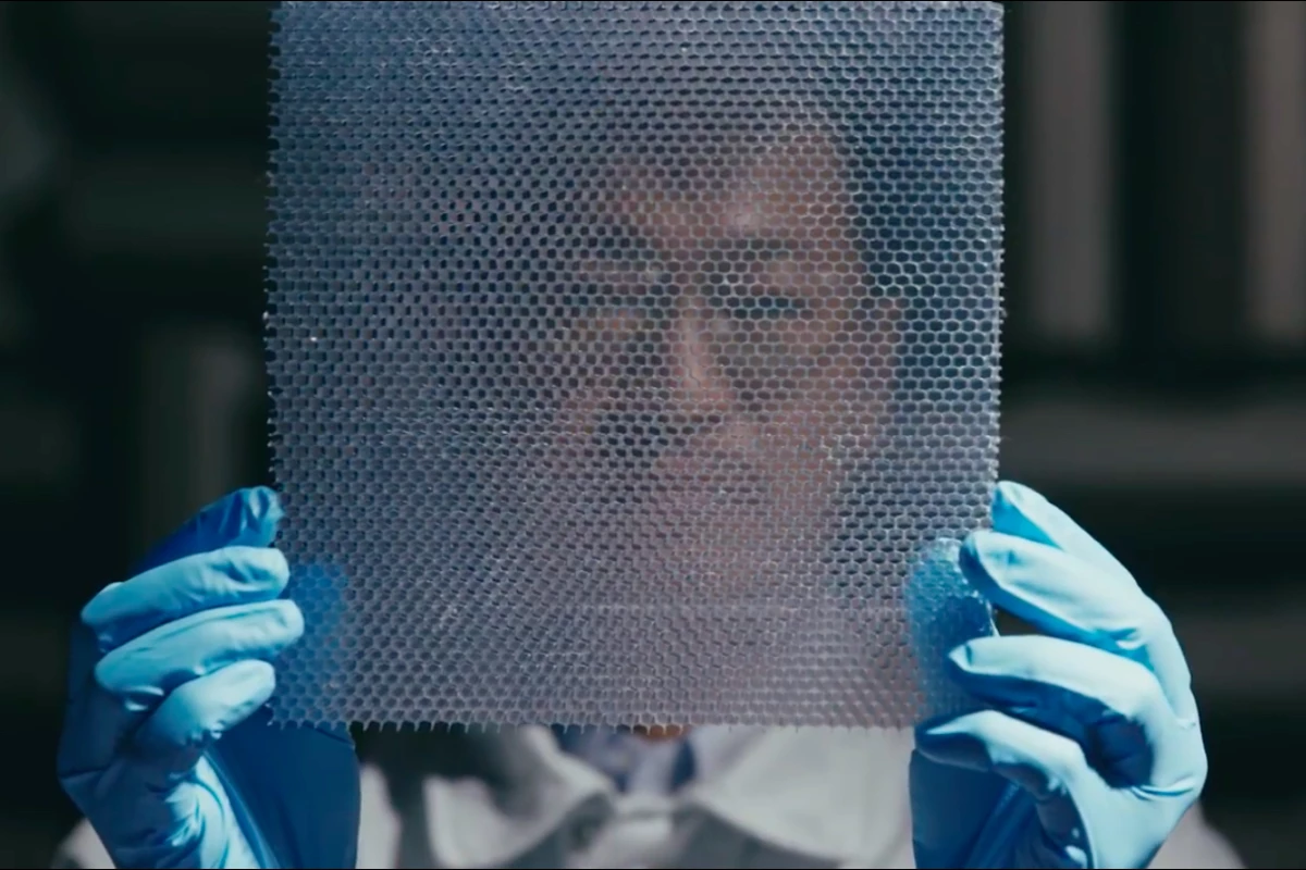 Nissan says its acoustic meta-material cuts road noise as effectively as the heavy materials currently used