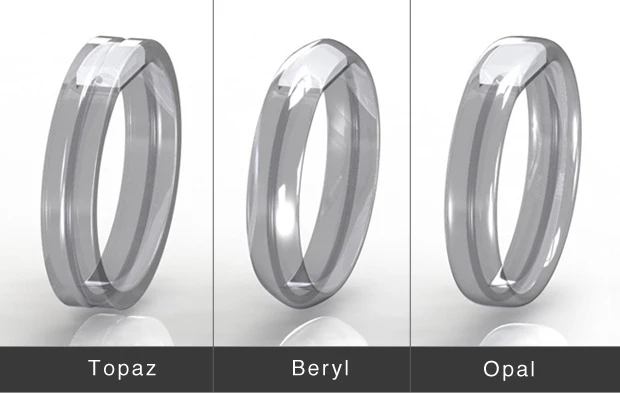 The three EMBRACE+ shapes