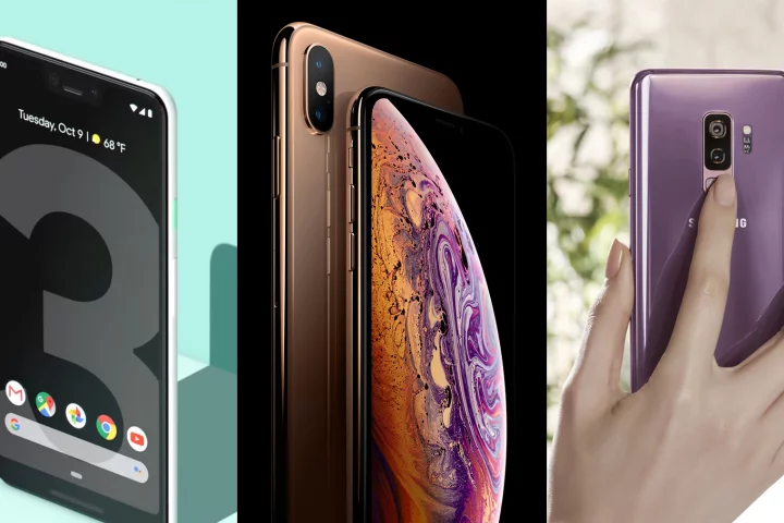 Google, Apple and Samsung all feature in our best phones of 2018 list