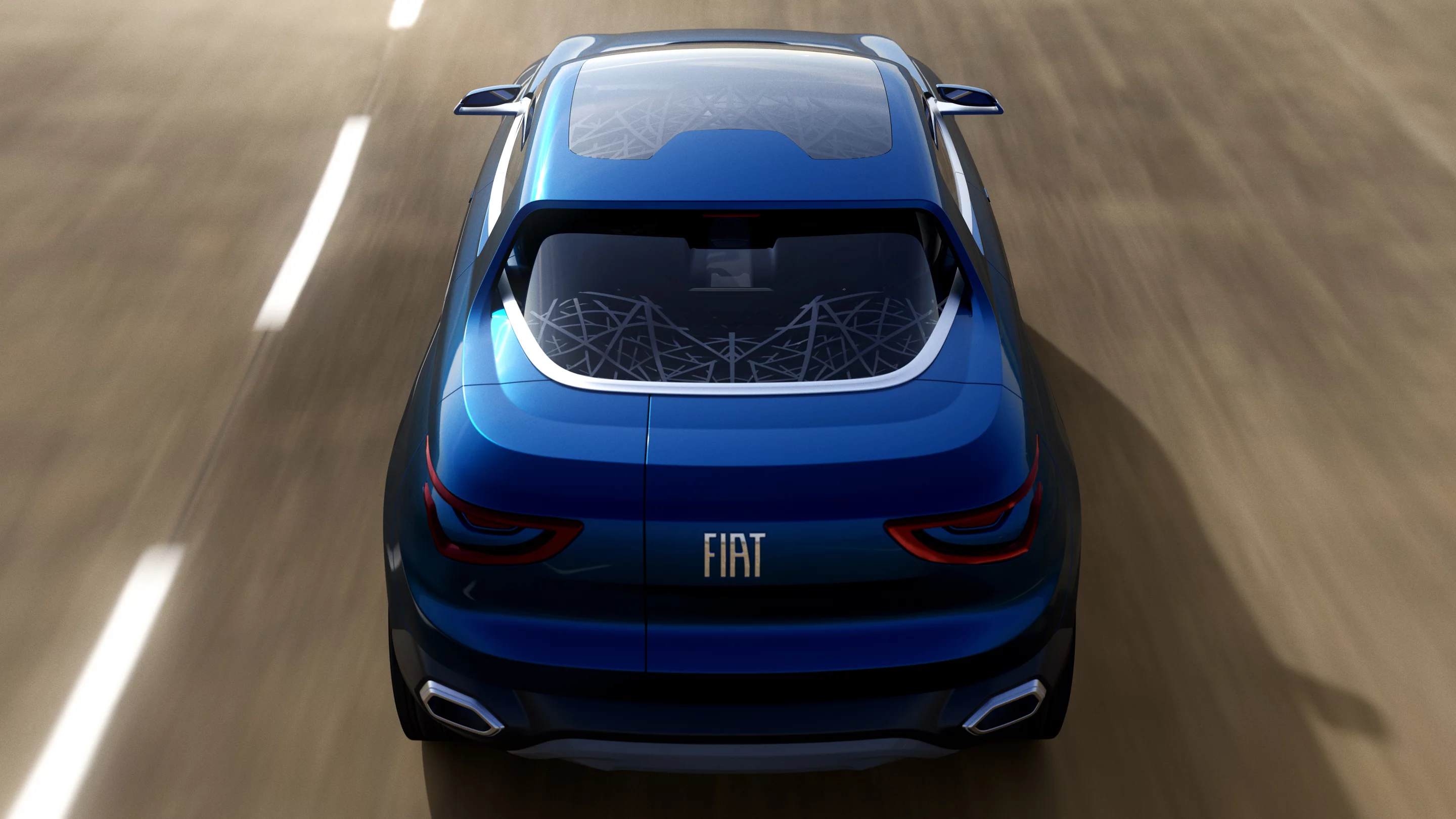 Fiat doesn't provide a hint as to what it envisions powering a vehicle like the FCC4