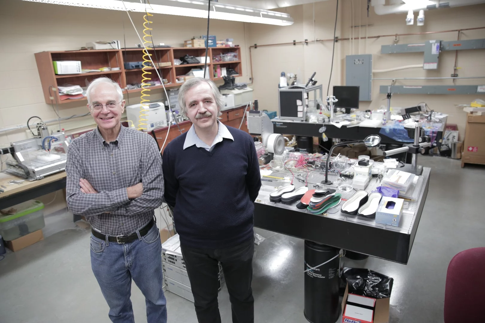 J. Ashley Taylor (left) and Tom Krupenkin are claiming to have made a big breakthrough in the collective effort to turn human motion into usable energy
