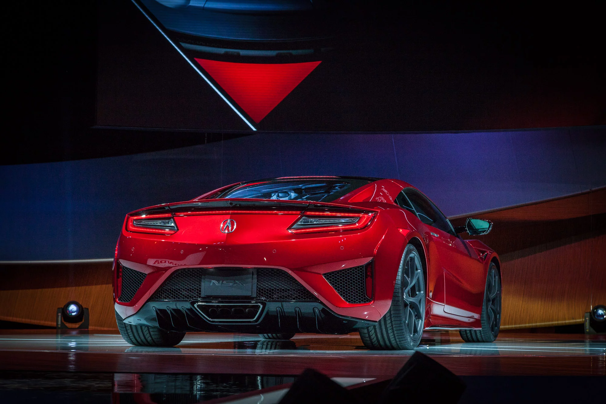 The production spec Acura NSX Version 2.0