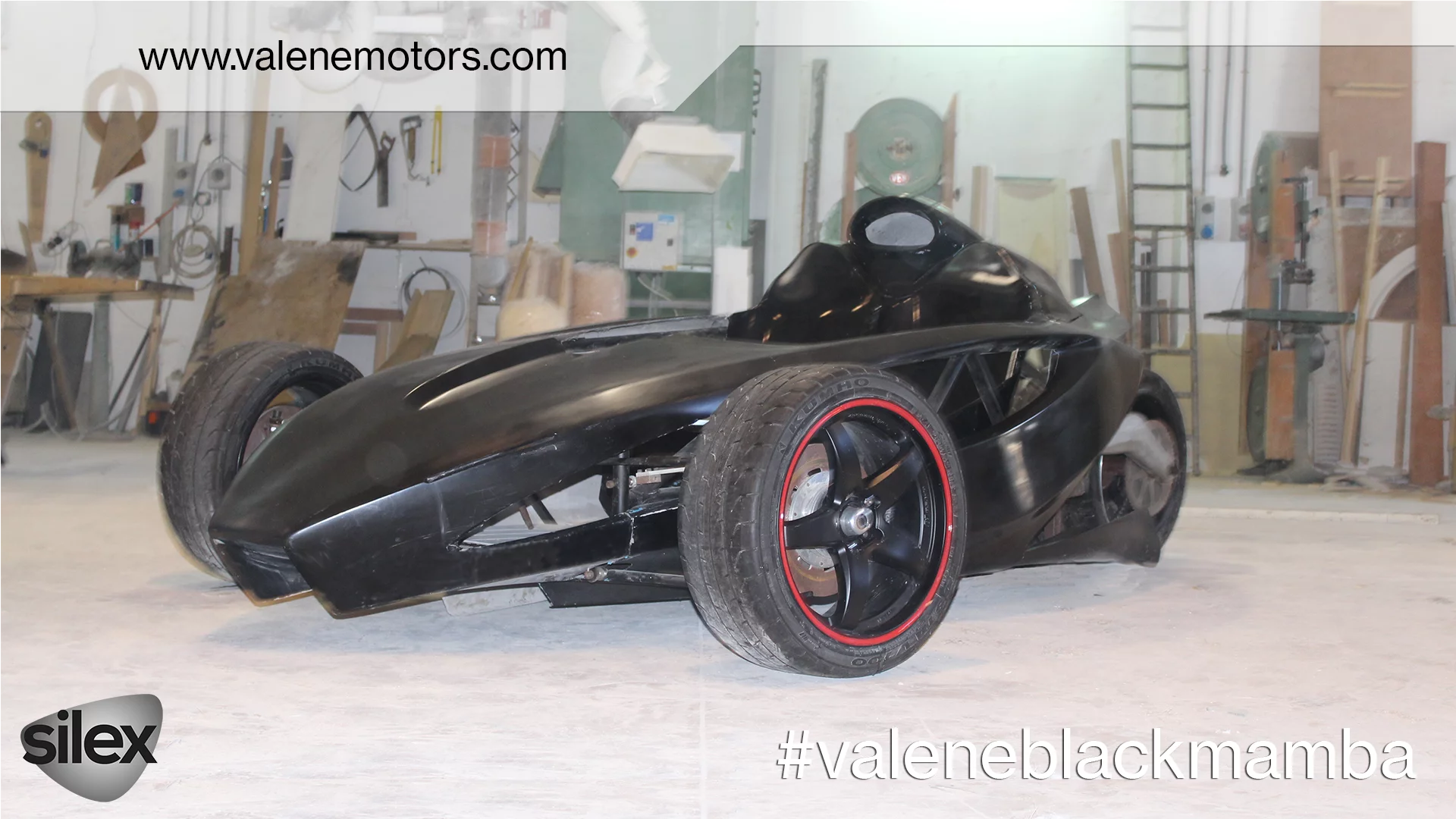 The three-wheel Black Mamba electric vehicle aims to combine the thrill of high-performance motorbikes with some of the perks of automobile-driving