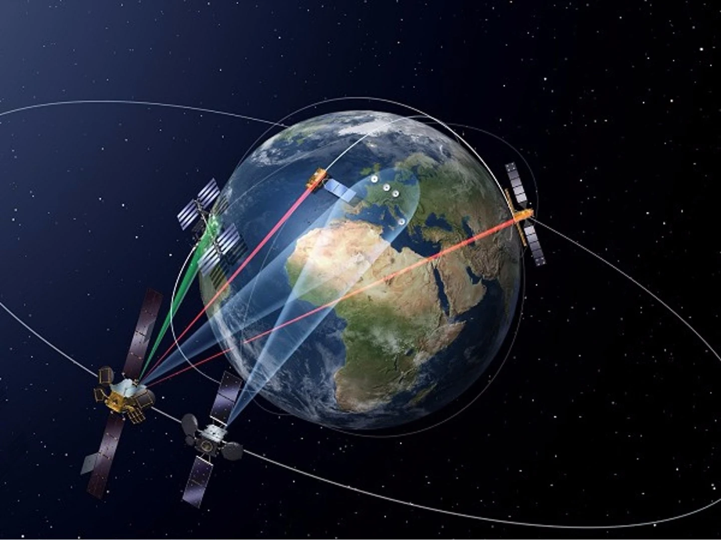 Artist's impression of the EDRS system