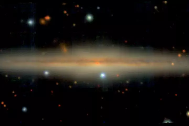 Spiral galaxy UGC 10738 as captured by the ESO's Very Large Telescope