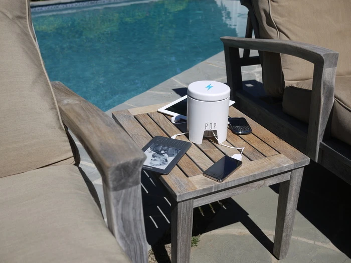 The POP charger can charge multiple devices at once