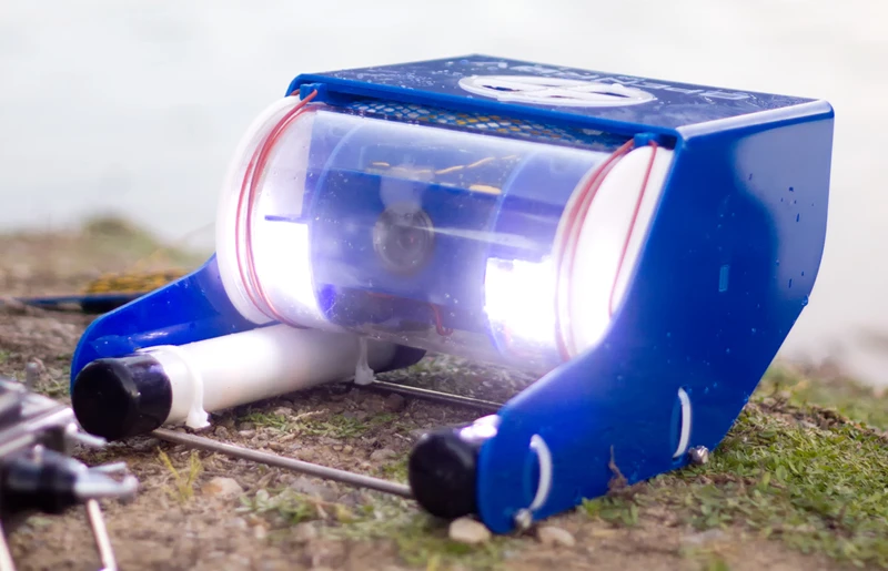 Underwater illumination is provided by two LEDs