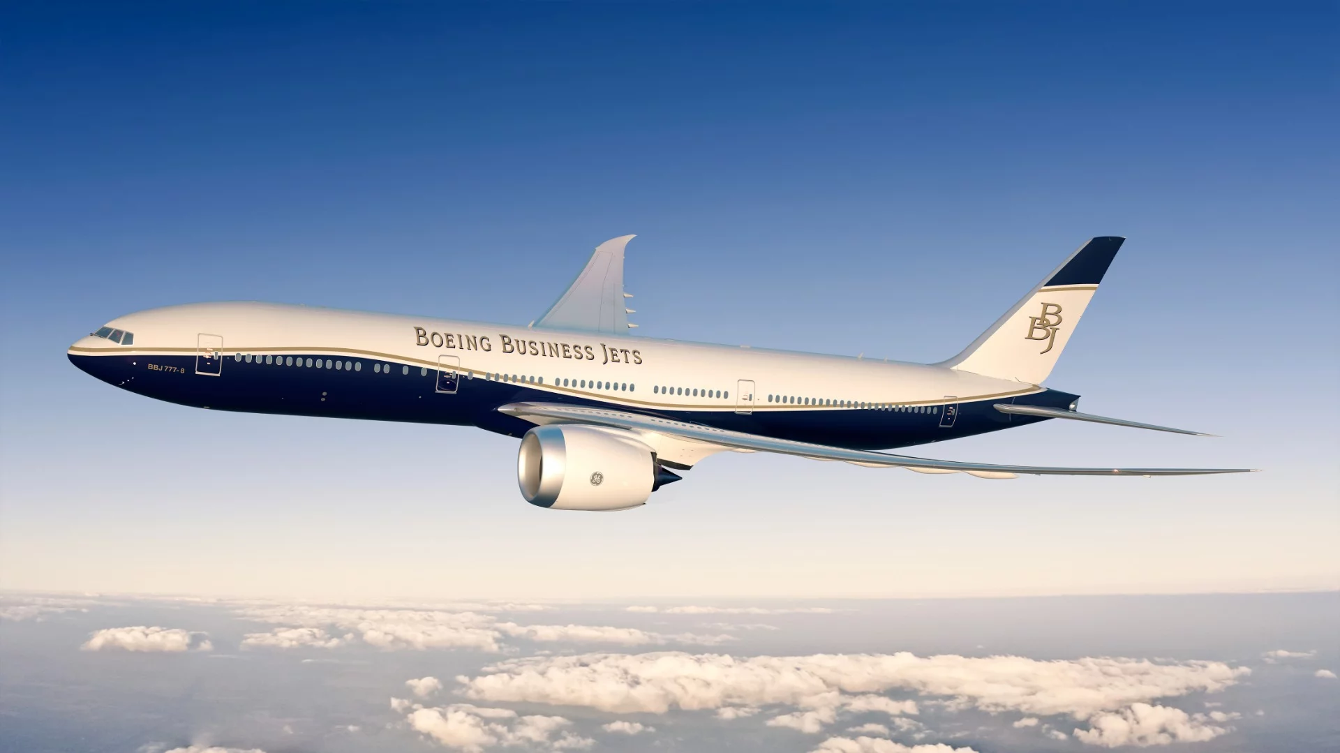 The BBJ 777X has a lightweight wing design based on a composite spar made of over 400 miles (644 km) of carbon tape cured in a specially built autoclave