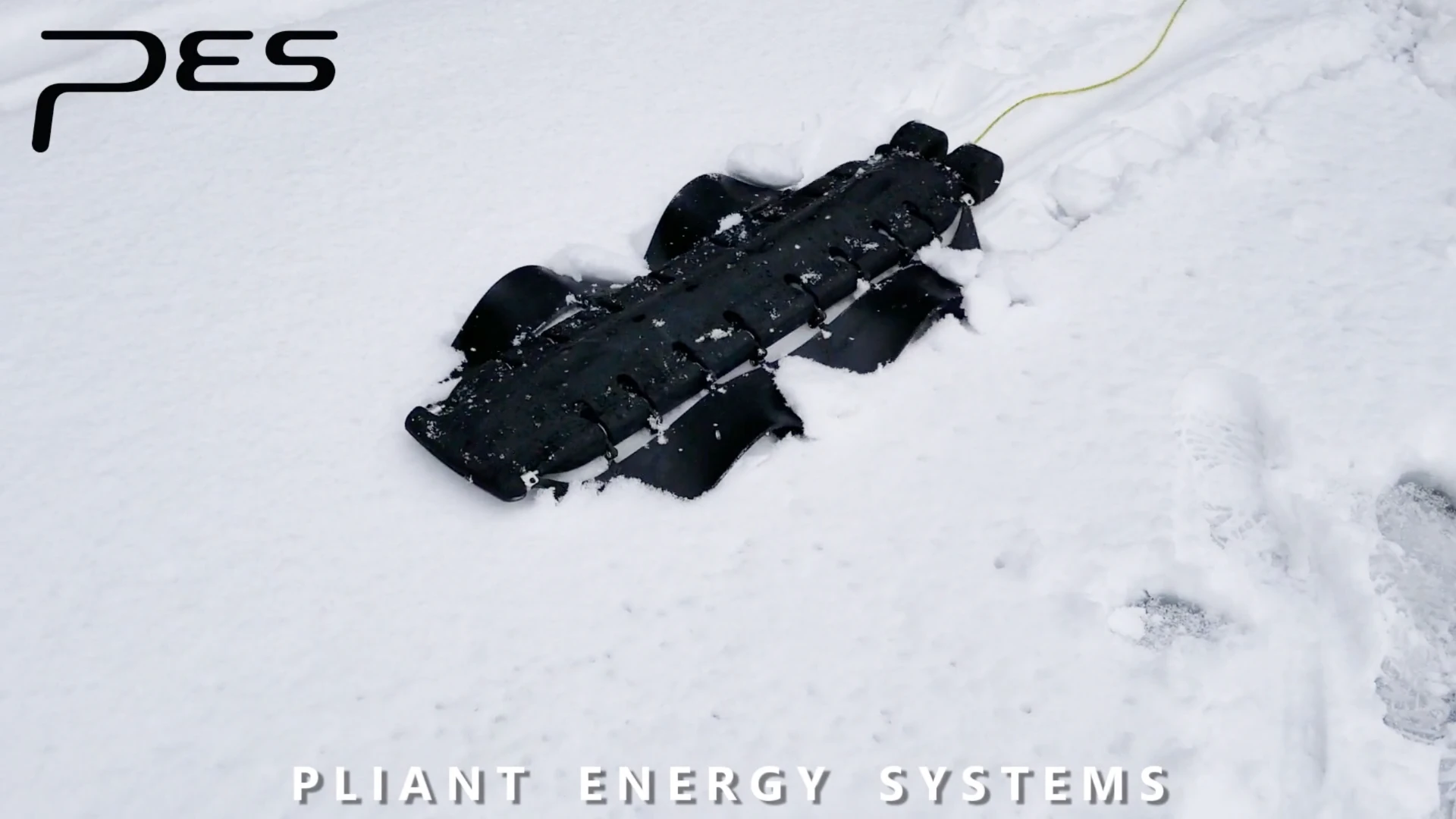 The Velox robot uses a set of undulating fins to propel itself forward, even through snow