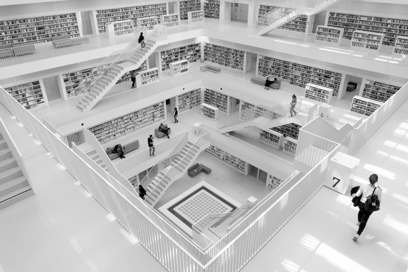 Runner Up for 18:00 Hour. MD Tanveer Hassan Rohan “Stuttgart City Library”, taken Stuttgart, Germany