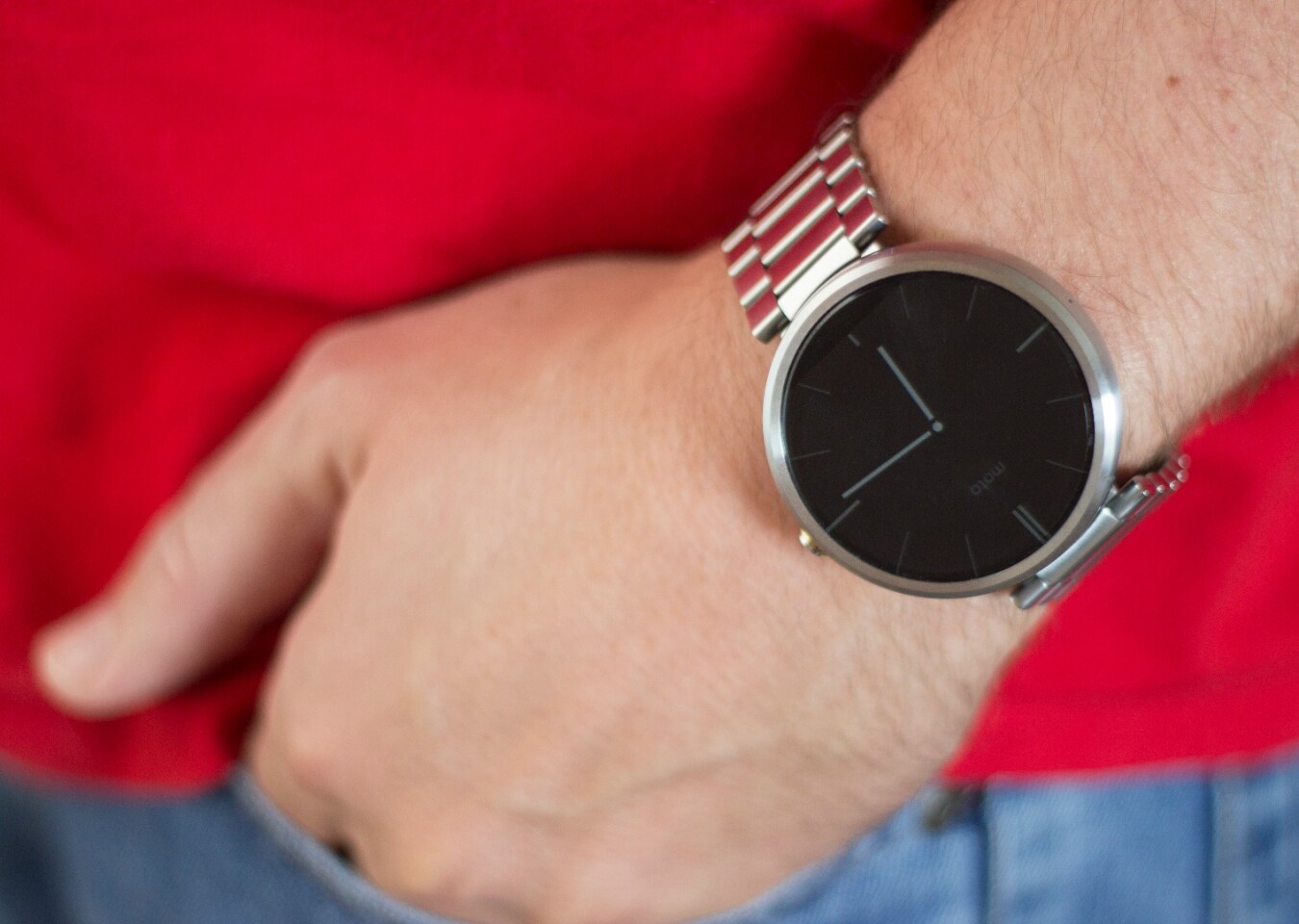 The stylish (but, again, big) Moto 360