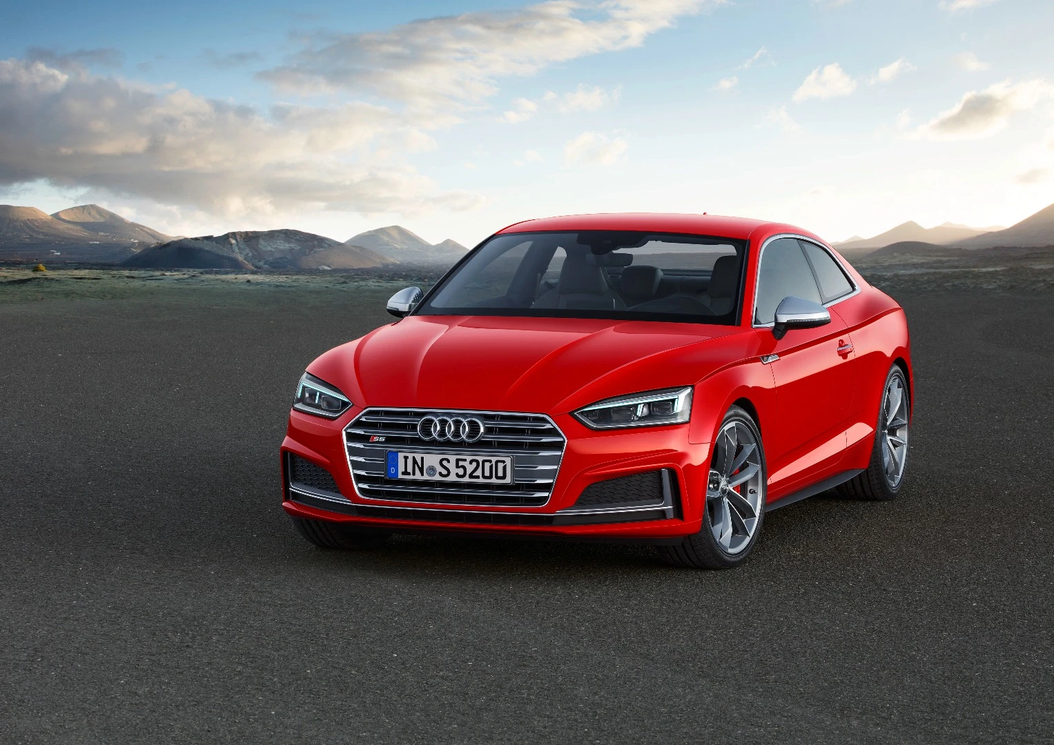 Audi has cranked up the aggression on the S5's exterior