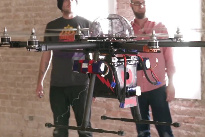 Chaotic Moon's CUPID is a drone that can taser people with an 80,000 volt shock