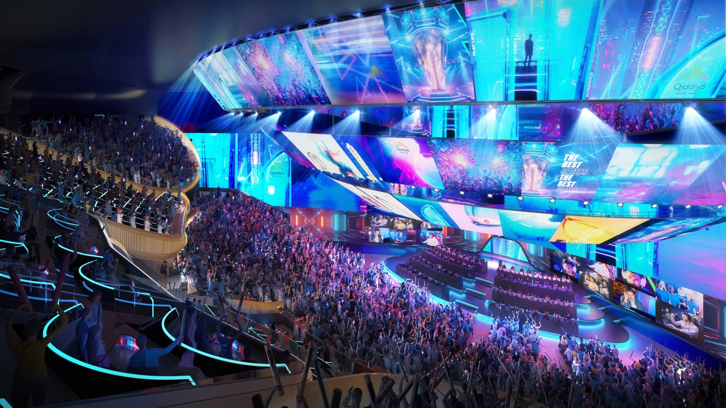 The Qiddiya City Esports Arena will have a total capacity of 5,155 seats