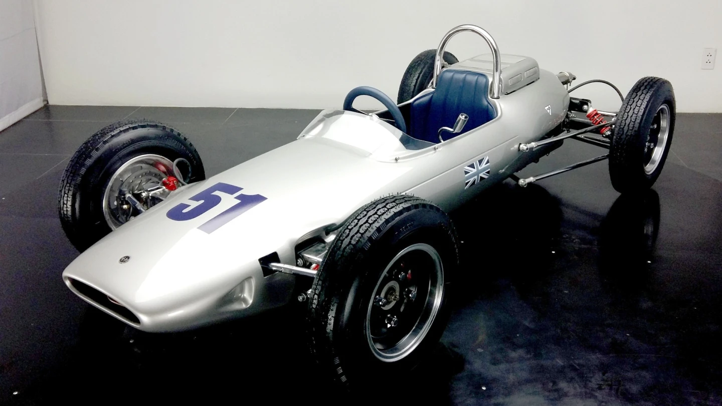 "With the Formula One cars we’ll be offering them with three forward gears plus reverse or four forward speeds. We’re using the same 120cc engine but because the car is lower, lighter and more streamlined, we’ve seen 87 km/h with the standard motor and four-speed box," says Redfearn
