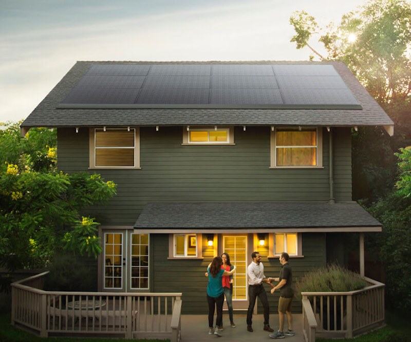 Tesla's new solar panels are made for existing roofs and can integrate easily with the company's home battery, the Powerwall