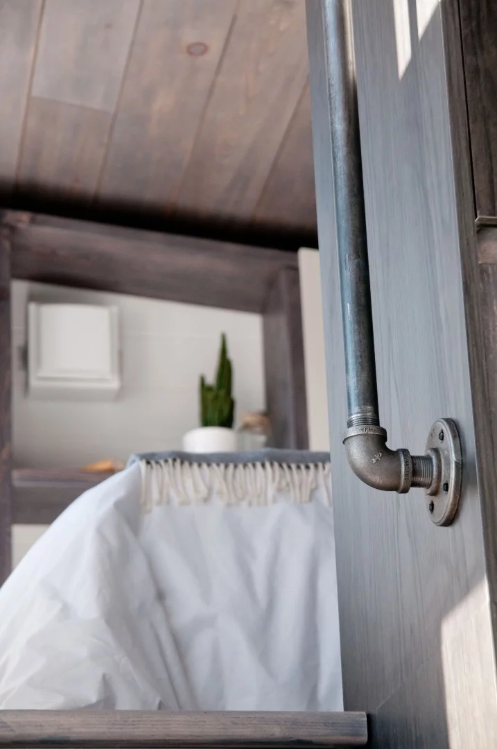 A small staircase leads to the Sakura's main bedroom