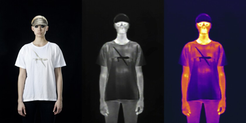 Harvey is currently offering his anti-drone outerwear for sale