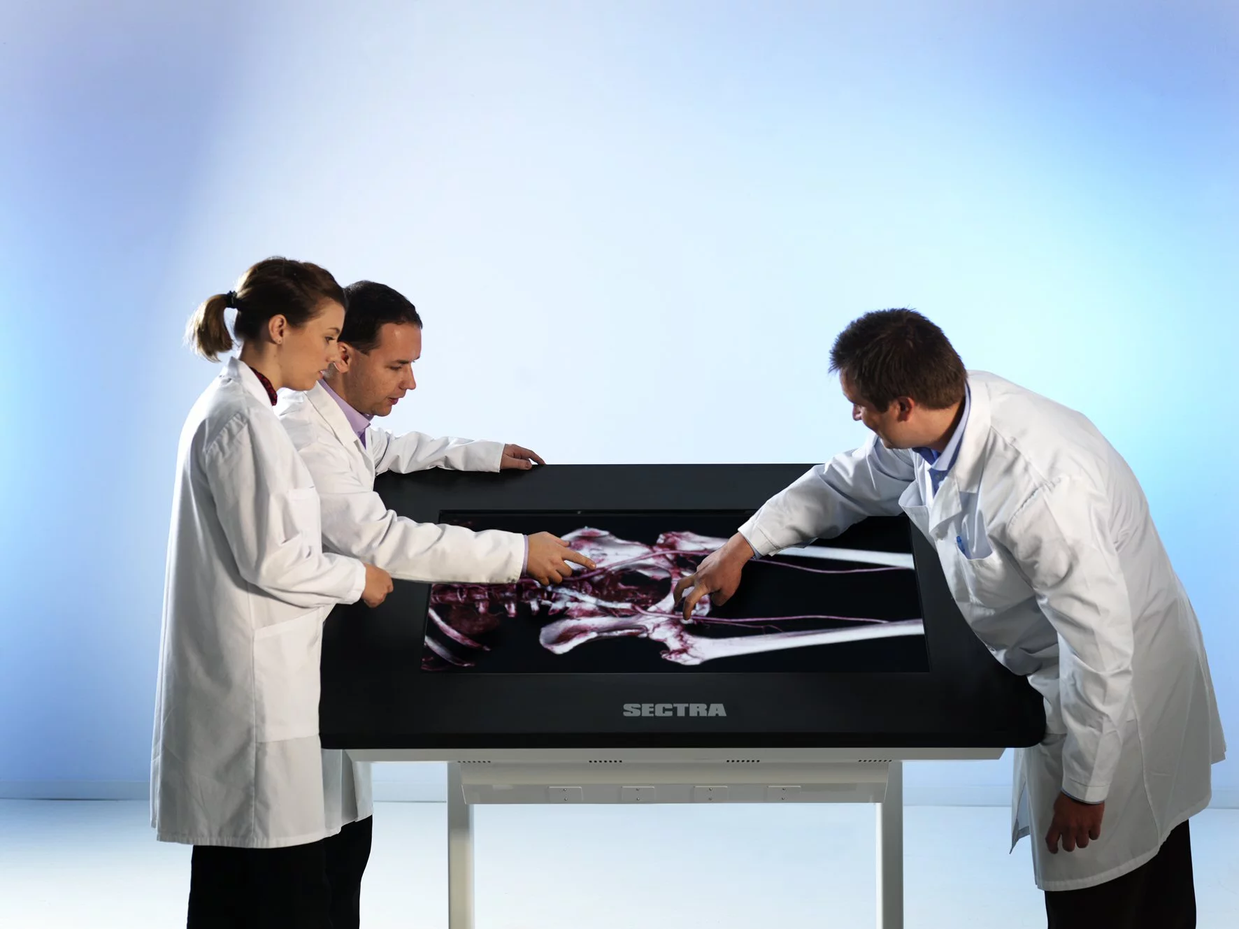 Sectra has launched a Visualization Table that will allow physicians to view high resolution, three-dimensional virtual representations of real bodies to help with patient diagnosis and treatment