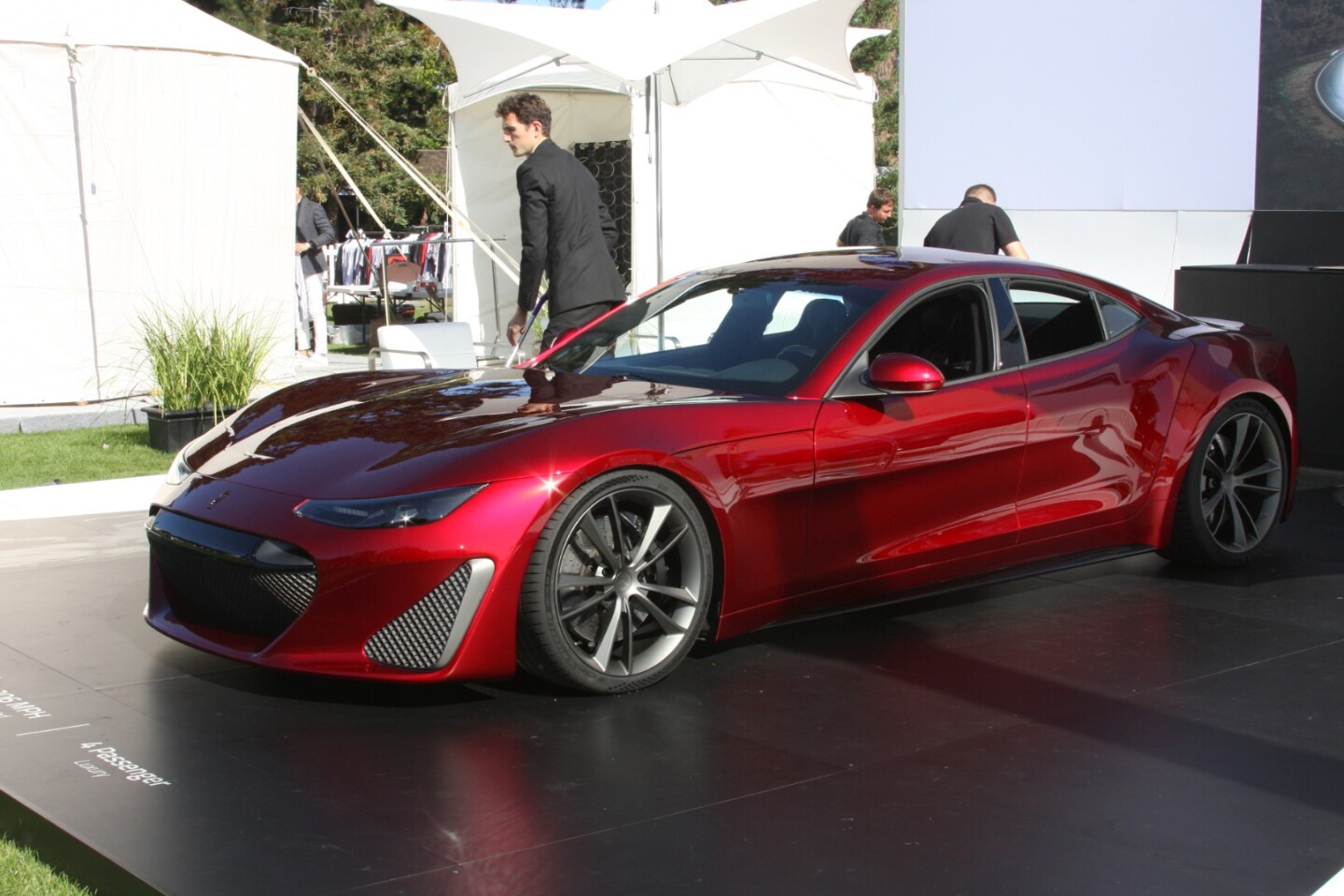 Drako Motors was a debutant at The Quail, and showed a debutant car: its first limited production electric supercar, the Drako GTE. The GTE is a four passenger ultra luxury supercar with a 1,200-hp quad electric motor architecture and a 206-mph top speed.