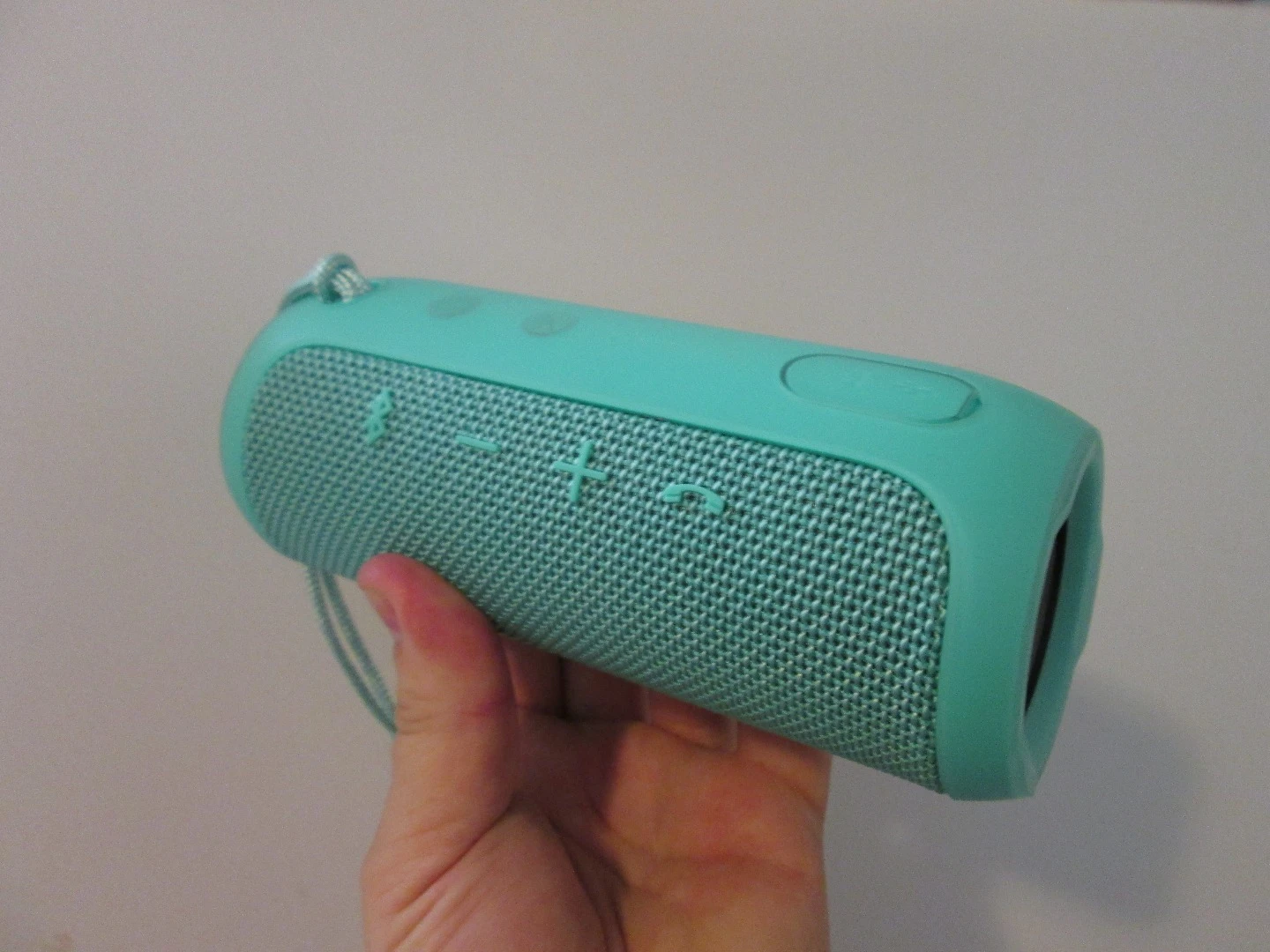 The Flip3 is about the size and weight of a can of pop