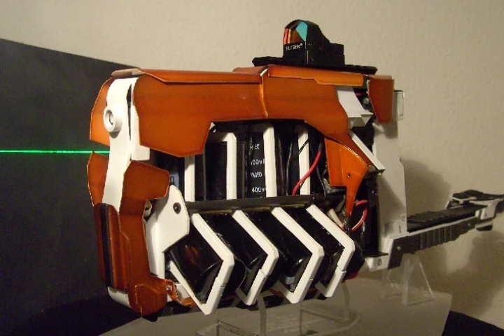 The Gauss Rifle, a homebuilt four-stage coilgun
