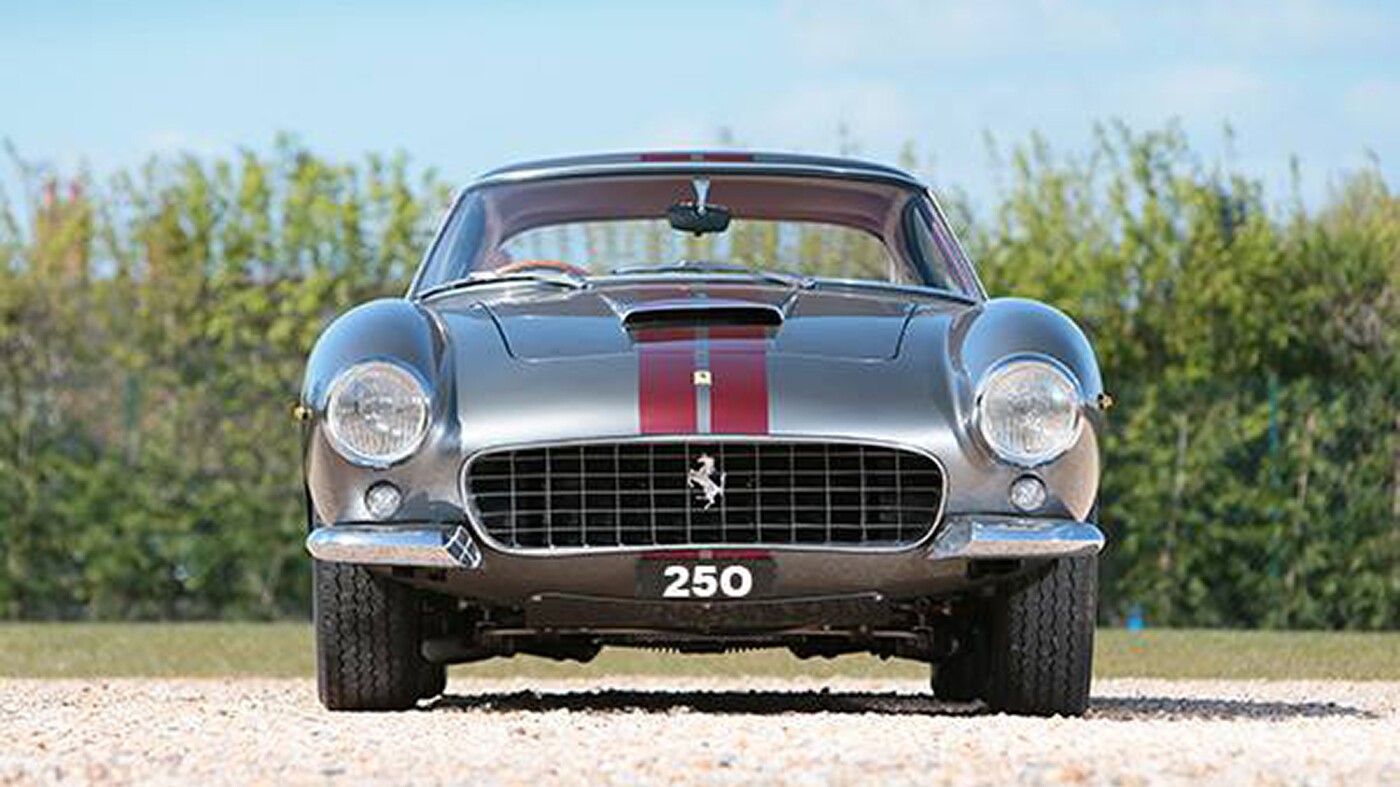 John Collins of Talacrest has invested in several high value plates relevant to rare Ferraris