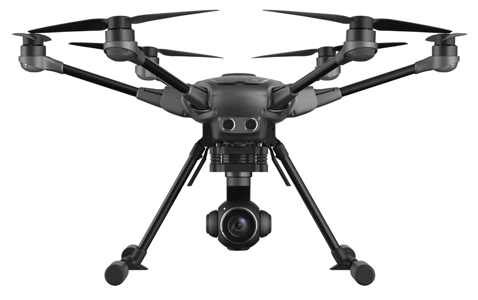 Yuneec's Typhoon H Plus with landing gear down