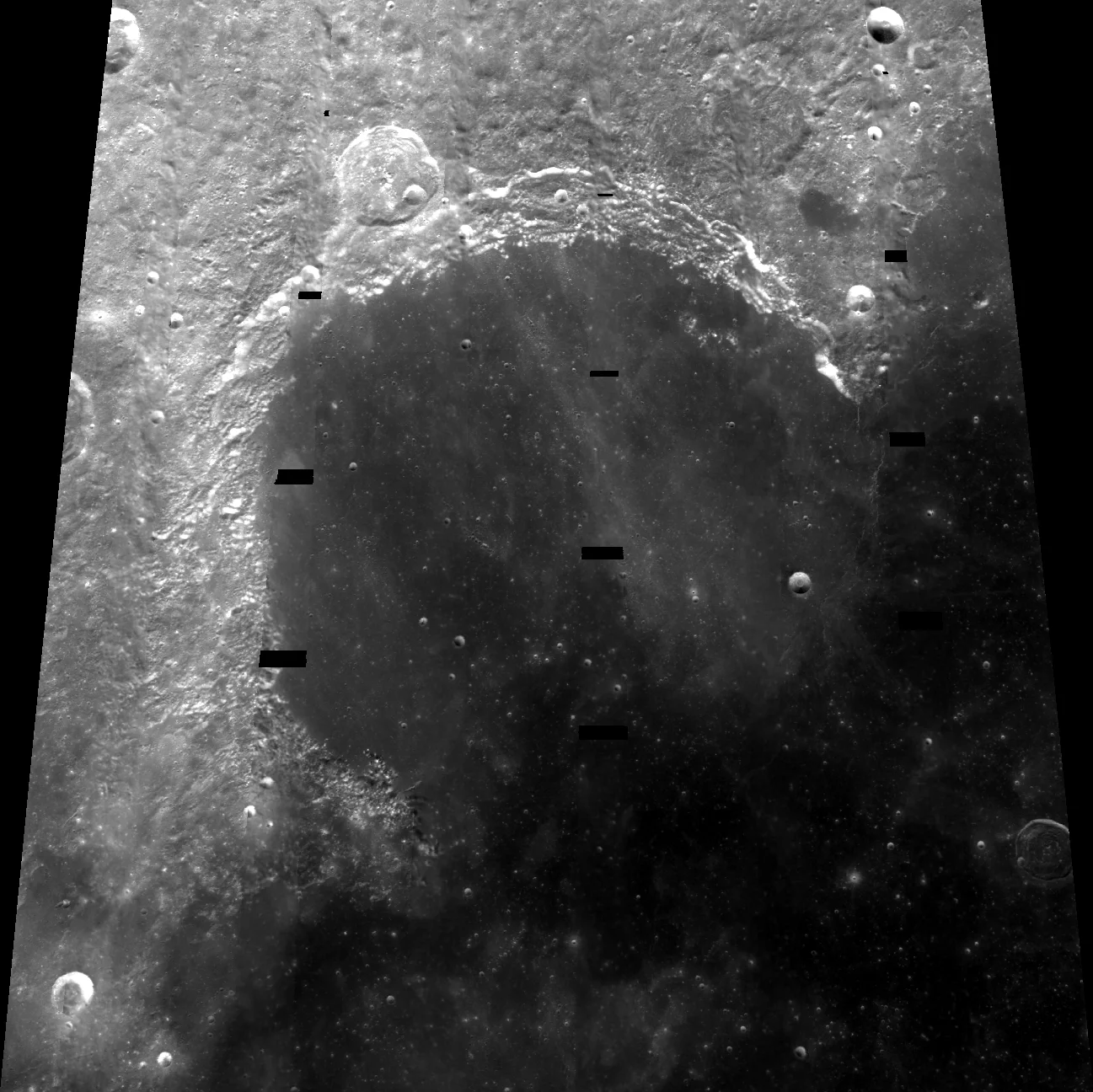 Sinus Iridum as seen from NASA's Clementine probe, where China plans to land a lunar rover in 2013 (Photo: NASA)