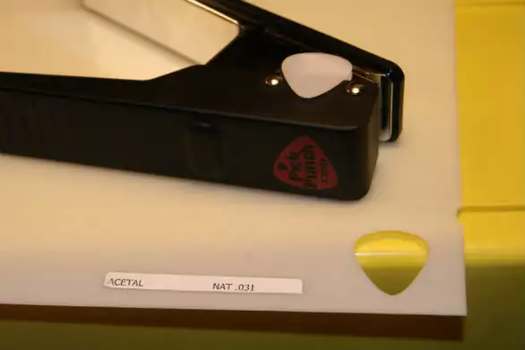Pick Punch with an Acetal natual color sheet