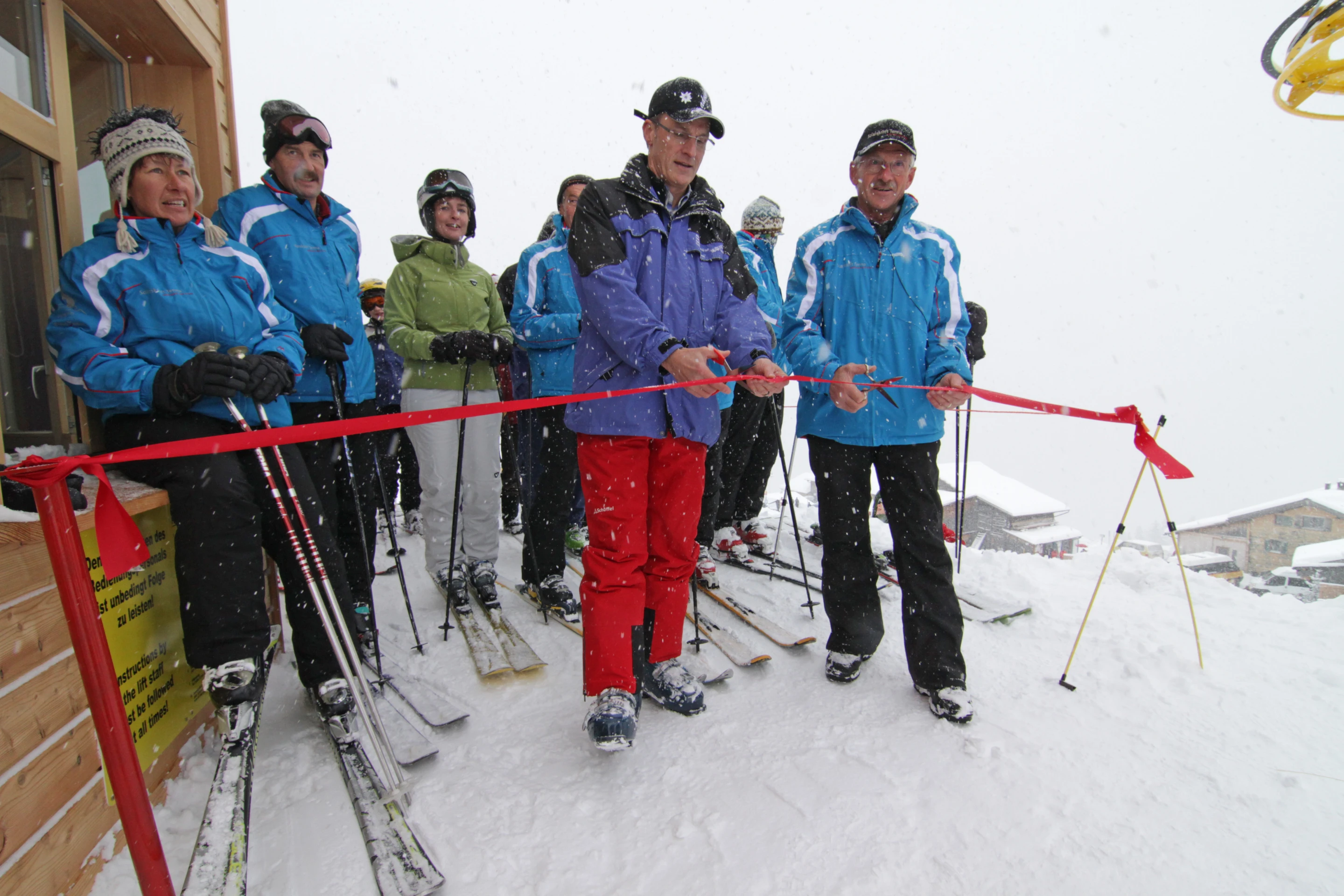 The solar ski lift opened in December 2011
