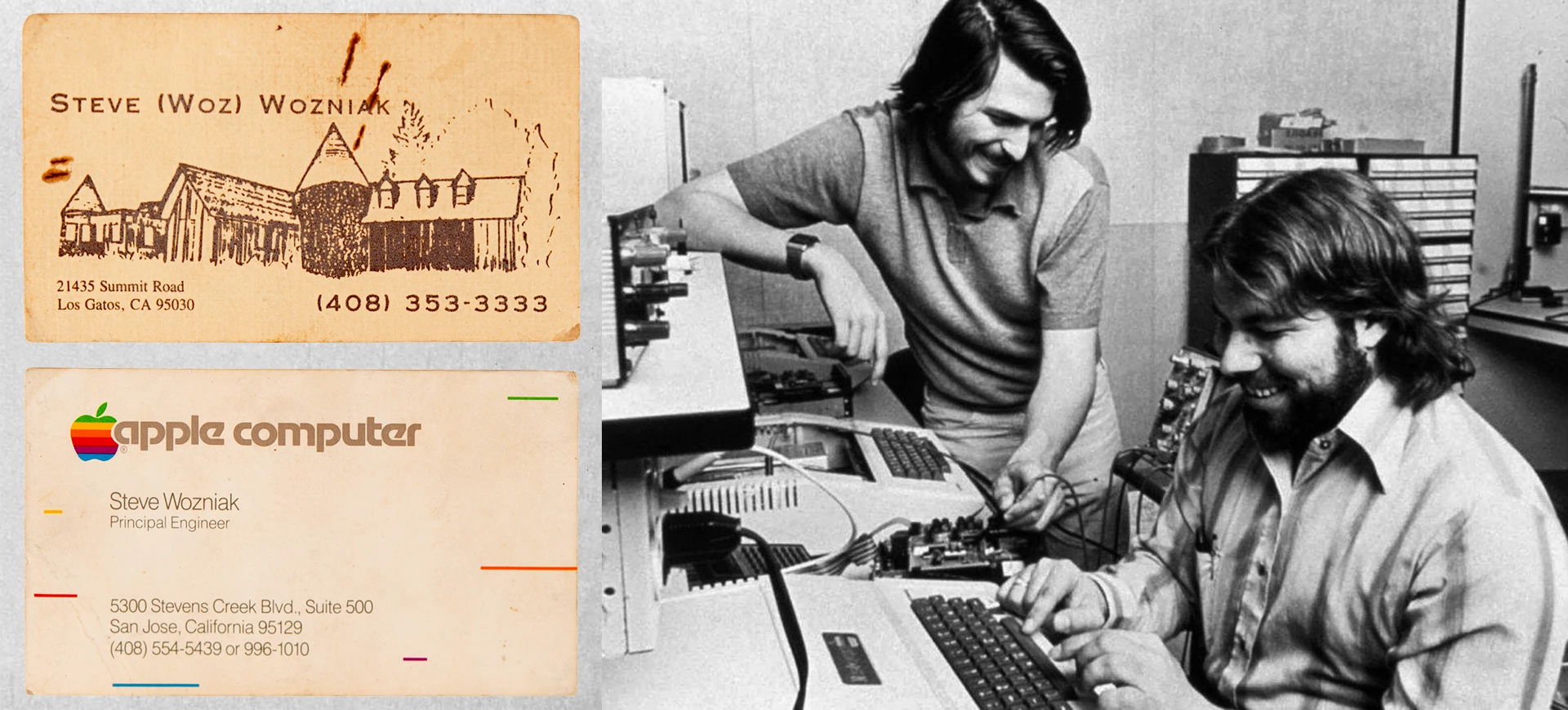 Two Steve Wozniak personal and business cards from the very early days sold for $5,375 on 22 August 2024, but Wozniak's later metal business cards have not yet caught the imagination of collectors - we think they will become even hotter property than his old Apple cards.