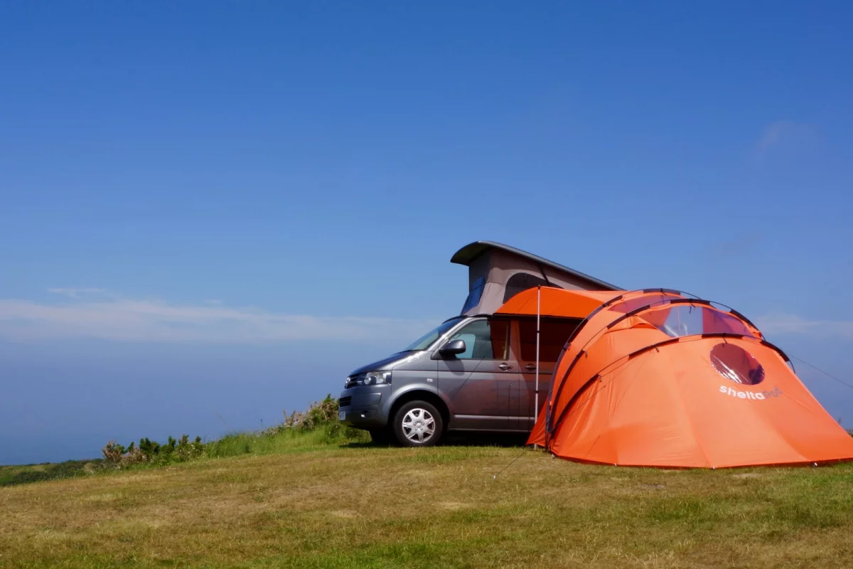 The SheltaPod was designed with camper vans in mind but can also be used for other vehicles