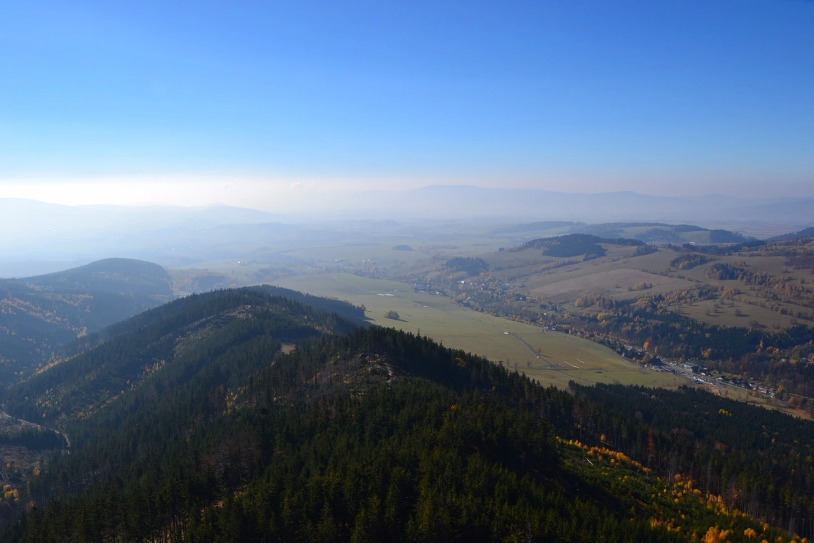 The view from the Sky Walk looking out over the surrounding area