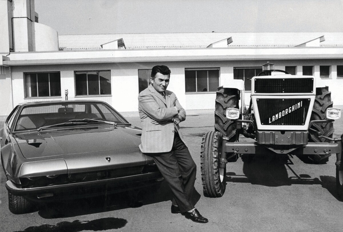 Ferruccio's success came from selling tractors in the fifties