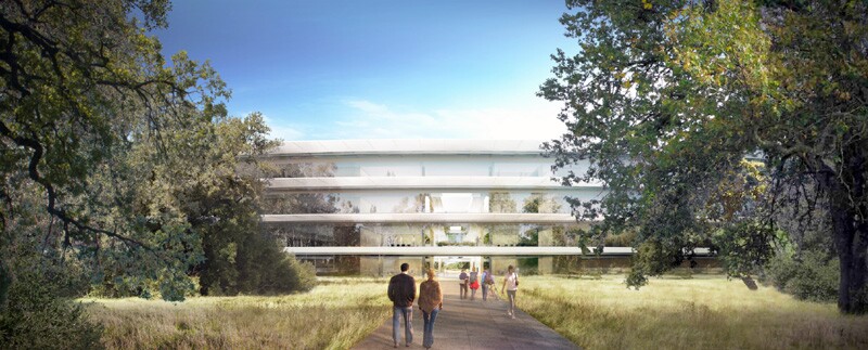 Apple's planned new 1,615 foot-wide campus