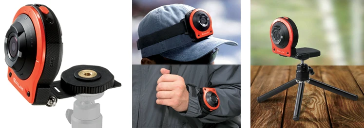 Belt accessories and tripod connection accessories are included with the Exilim EX-FR10