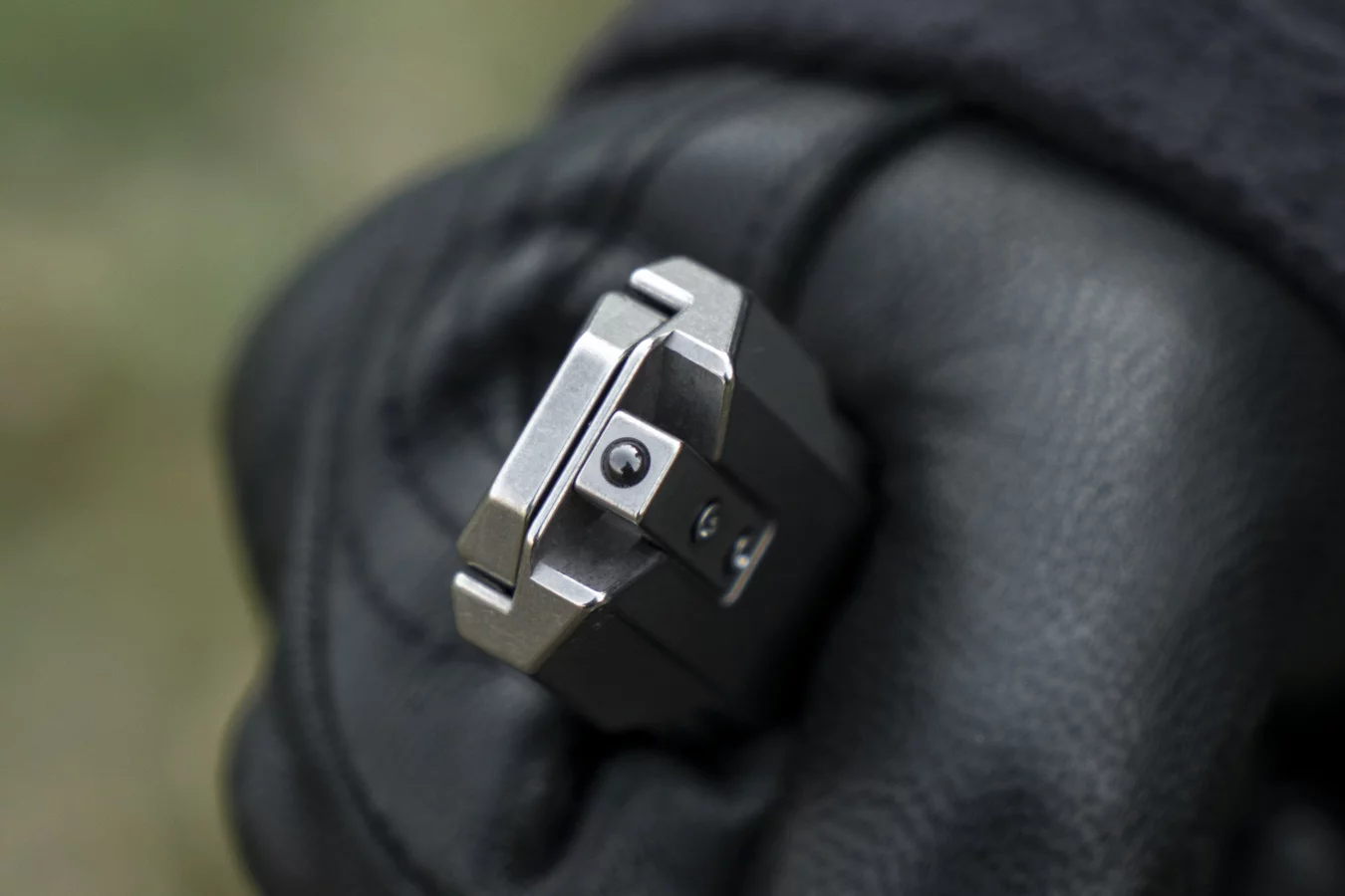 The multitool's ceramic window-breaking stud