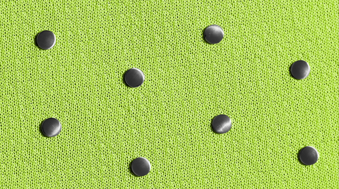 The aluminum cooling spheres, which provide the cooling effect