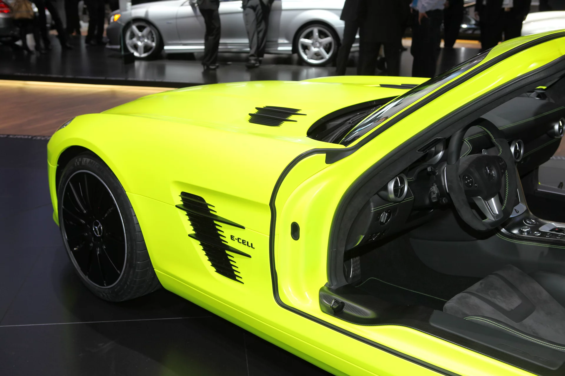 The Mercedes-Benz SLS AMG E-Cell