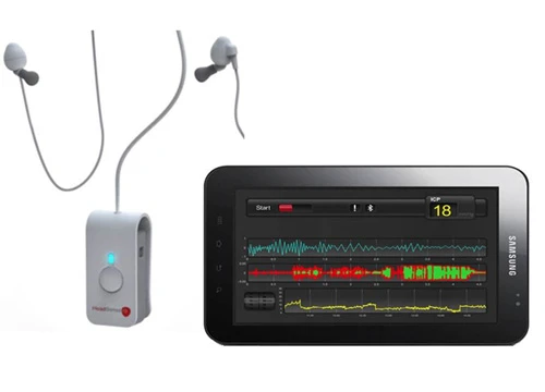 HeadSense's pressure-sensing ear buds