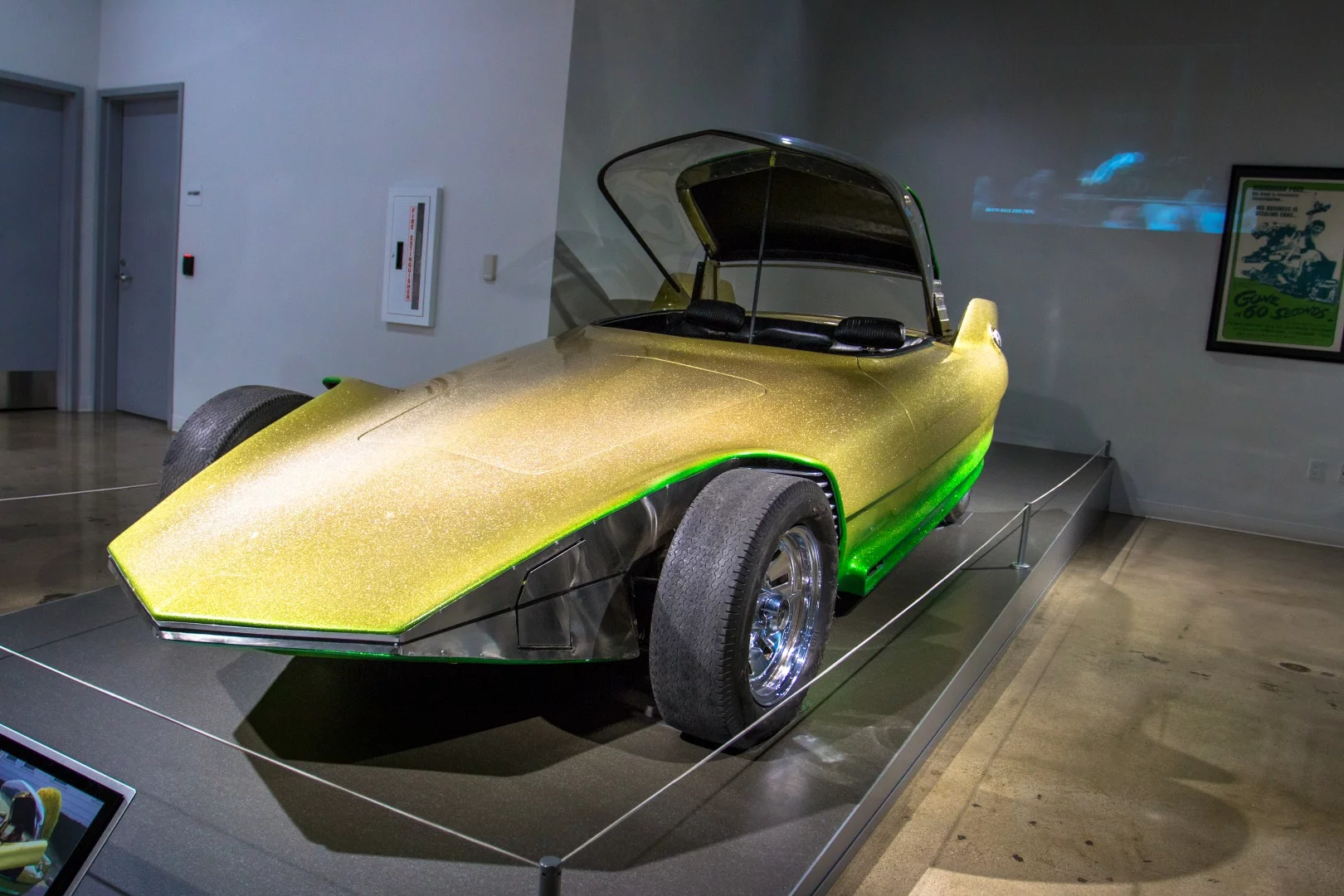 Gene Winfield was also responsible for the Catmobile from the 1966 Batman series. It was based on Winfield's 'Reactor' show car.