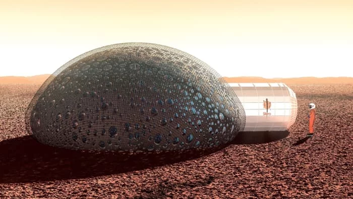 3D printed Mars shelter