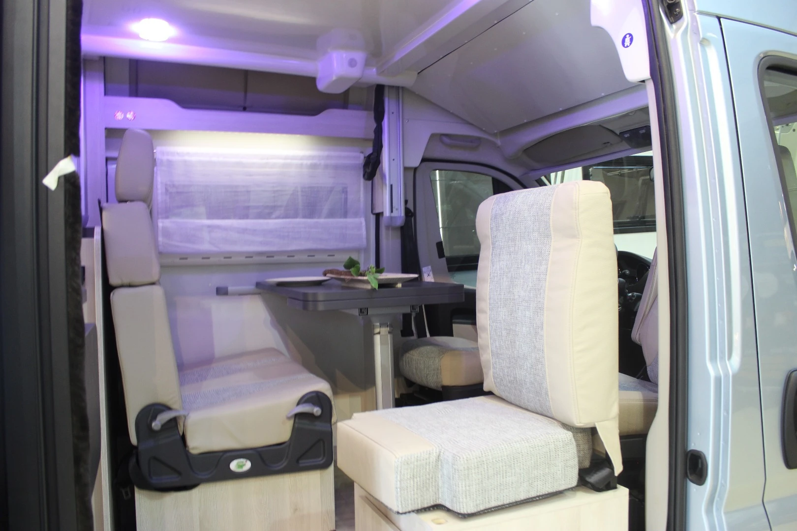 The Karmann Dexter 555 can sleep six but it only seats five for the ride